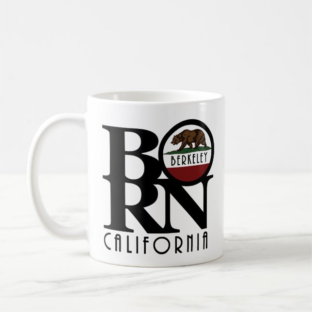 BORN Berkeley California 11oz Kaffemugg (Vänster)