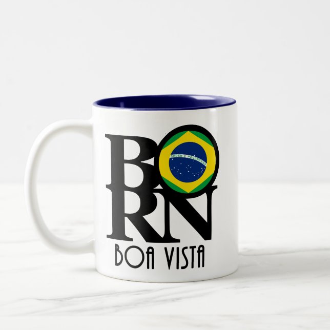 BORN Boa Vista Brasilien 11oz Två-Tonad Mugg (Vänster)