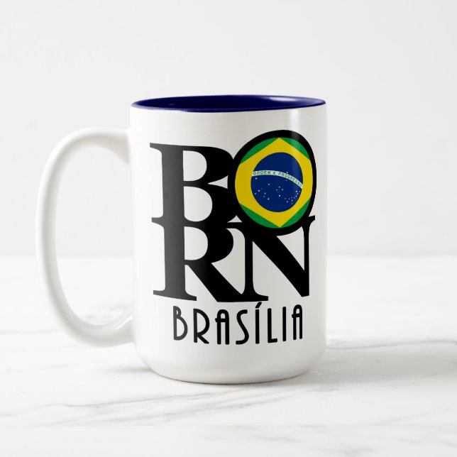 BORN Brasilia 15oz Två-Tonad Mugg (Vänster)