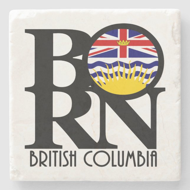 BORN British Columbia Stenunderlägg (Framsidan)