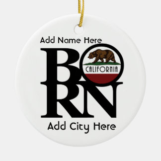 BORN California Personlig Ornament