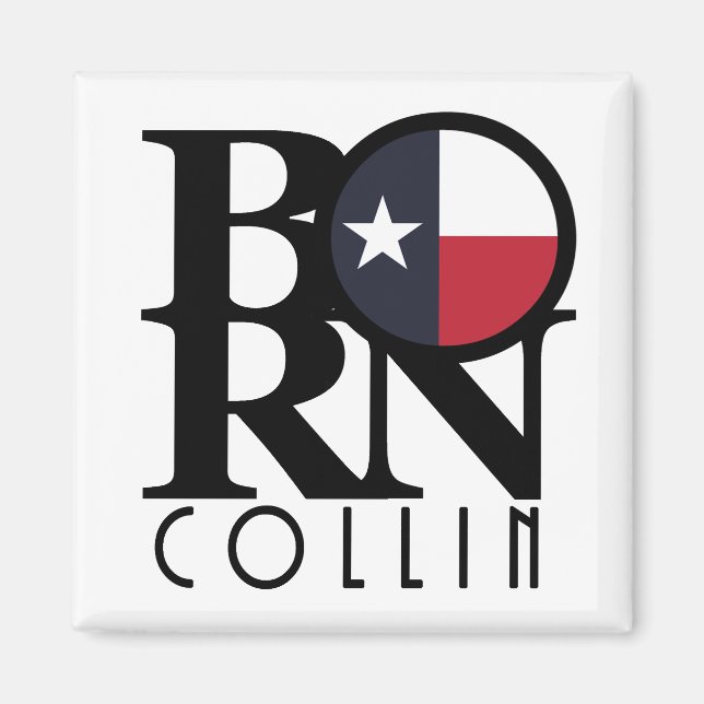 BORN Collin Texas Magnet (Framsidan)
