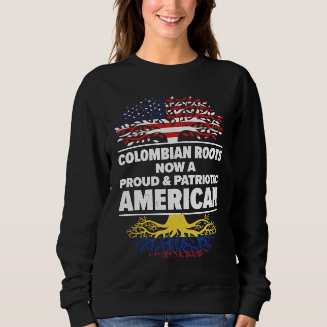 Born Colombian Colombia American USA Citizenship T Shirt (Framsida)