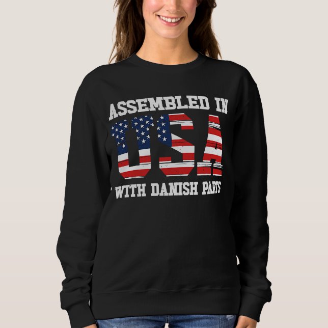 Born Danish Denmark American USA Citizenship  1 T Shirt (Framsida)