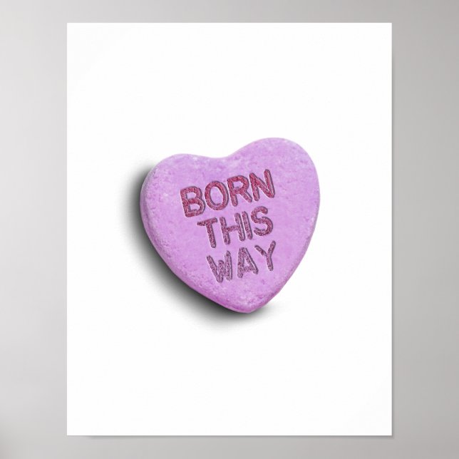 BORN DEN HÄR SÄTTEN CANDY POSTER (Framsidan)