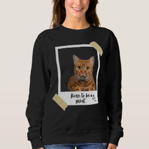 Born den Underbara gryningen Orange Tabby katt och T Shirt