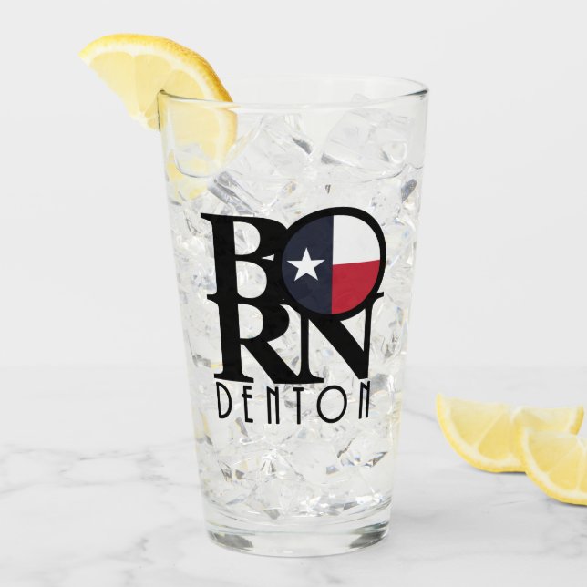 BORN Denton Texas Glaskopp (Framsida Ice)