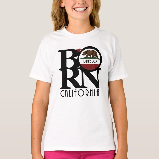 BORN Diablo California T Shirt (Framsida)