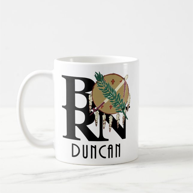 BORN Duncan Oklahoma 11oz Kaffemugg (Vänster)
