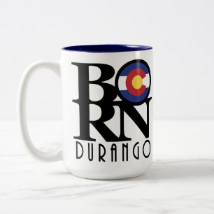 BORN Durango Colorado 15oz Två-Tonad Mugg
