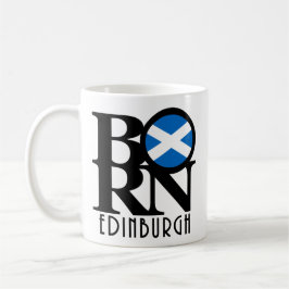 BORN Edinburgh Scotland 11oz Kaffemugg