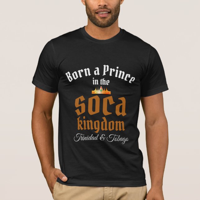 Born en prins i Soca-kungariket Redigera din plats T-shirt (Framsida)