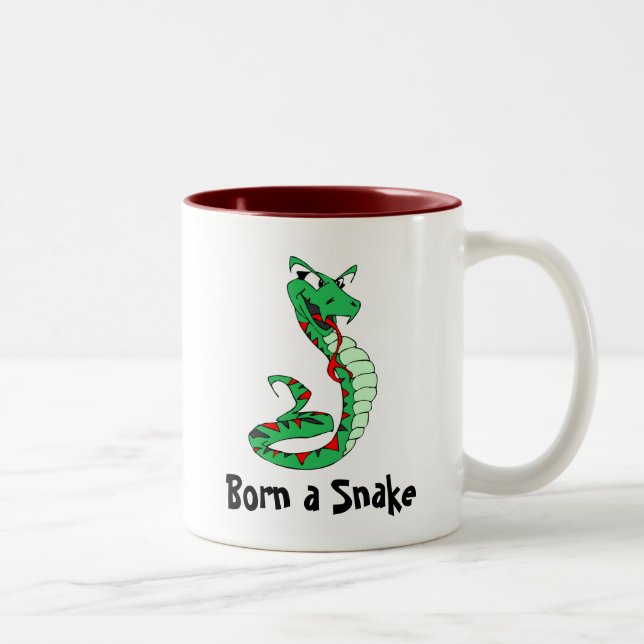 Born en Snake Två-Tonad Mugg (Höger)
