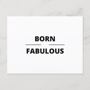 BORN FABULOUS VYKORT