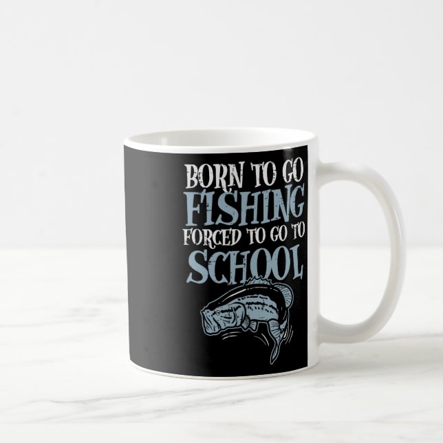Born Fiske som tvingats till Skolnoj B Fiske Kaffemugg (Höger)