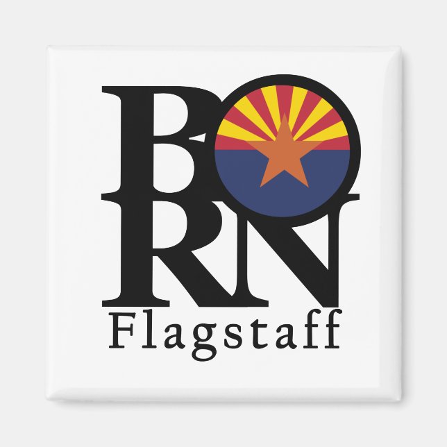 BORN Flagstaff Magnet (Framsidan)