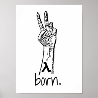 Born. Fläkt Art Poster