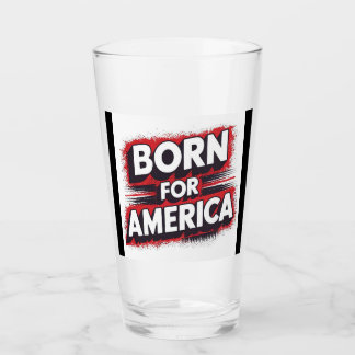 "Born för Amerika Patriotic Mugg" Glaskopp