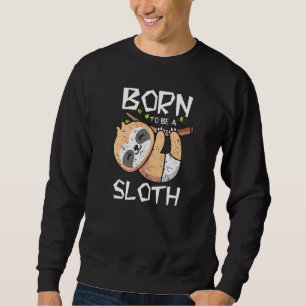 Born för att bli en slättare kute- och hundgris lång ärmad tröja