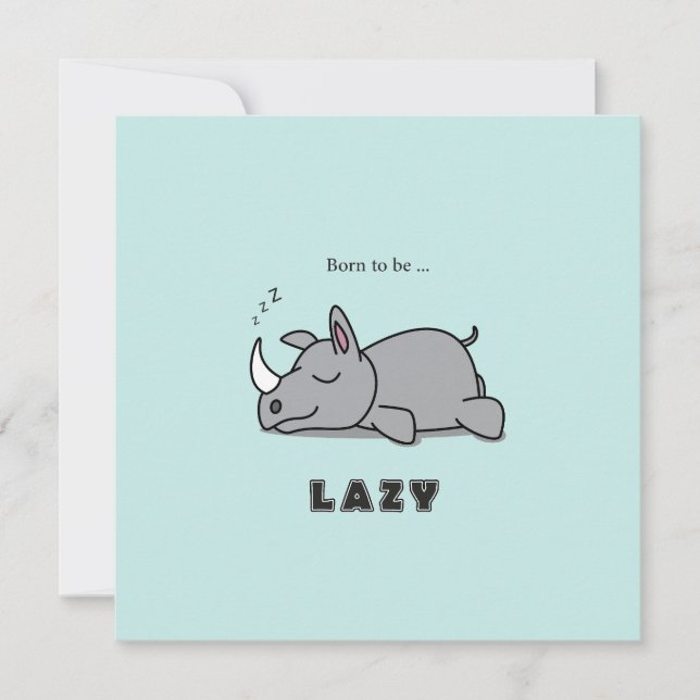 Born för att bli lat (Framsida)