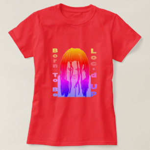 Born för att bli plats t shirt