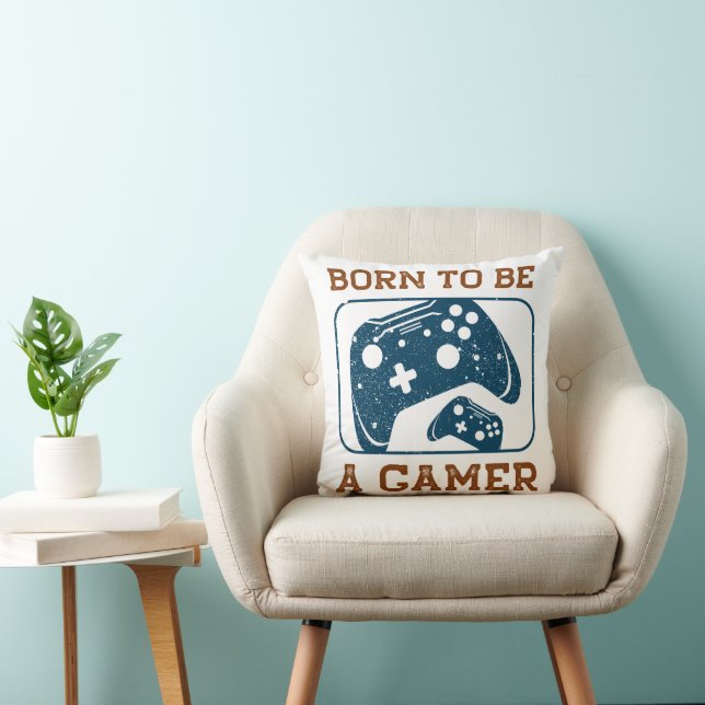 Born för att bli spelare kudde (Stol)