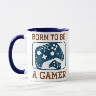 Born för att bli spelare mugg