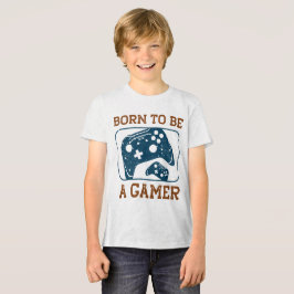 Born för att bli spelare t shirt