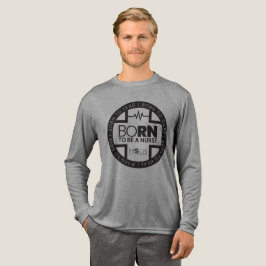 Born för att vara en Långärmad för bröstlapp med t Shirt