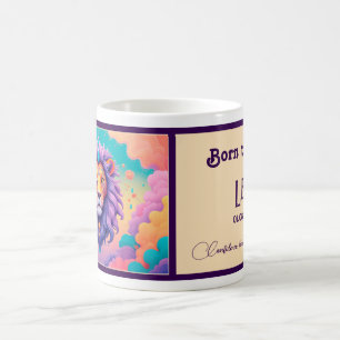 Born för att vara en Leo Kaffemugg