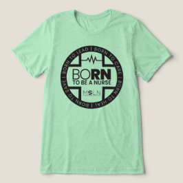 Born för att vara ett sjukligt ljus Färg Tri-Blend T Shirt