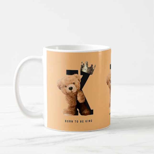 Born för att vara kung! kaffemugg (Vänster)