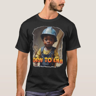 Born för att vinna livets spel t shirt