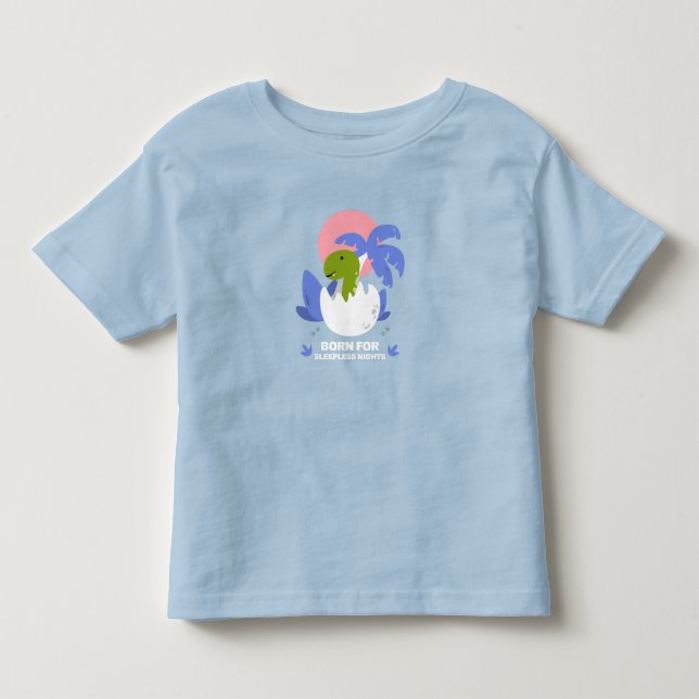 Born for Sleepless Nights T Shirt (Framsida)