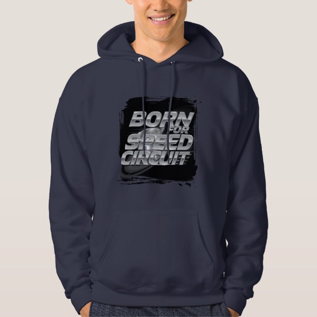 Born for Speed Circuit Track System Hoodie – Turbo (Framsida)