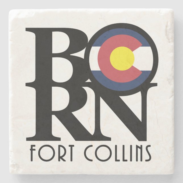 BORN Fort Collins Colorado Stenunderlägg (Framsidan)