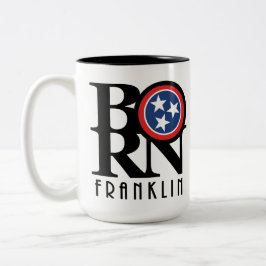 BORN Franklin Tennessee 15oz Två-Tonad Mugg