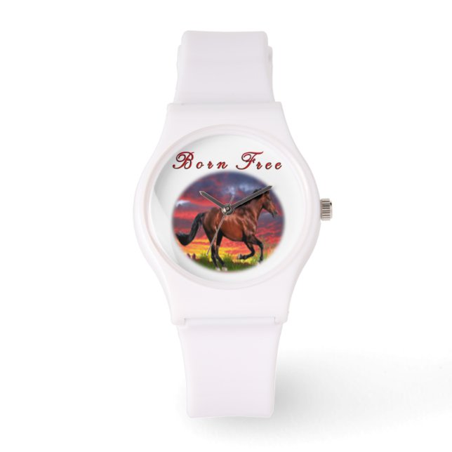 Born Free Horse art Armbandsur (Framsida)