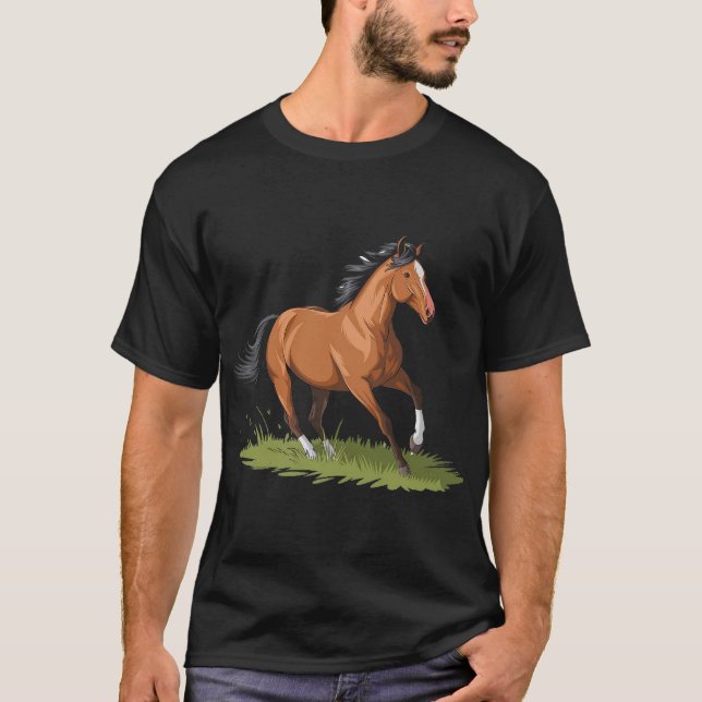 BORN FREE HORSE T SHIRT (Framsida)