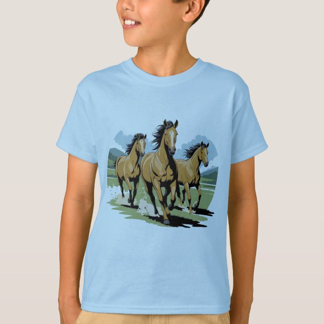 BORN FREE HORSE T SHIRT (Framsida)