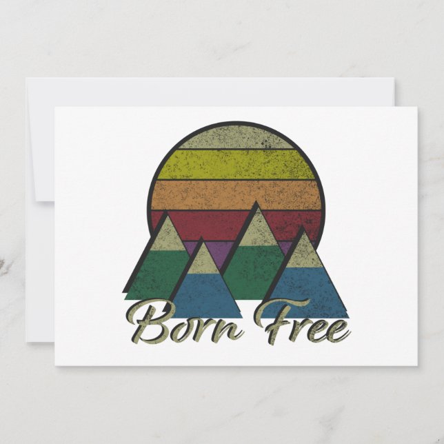 Born Free Julkort (Framsida)