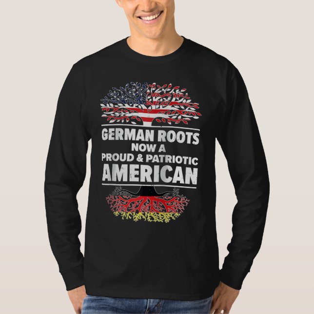 Born German Germany American USA Citizenship Ragla T Shirt (Framsida)