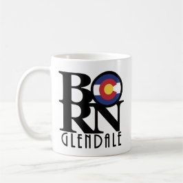 BORN Glendale CO 11oz Kaffemugg