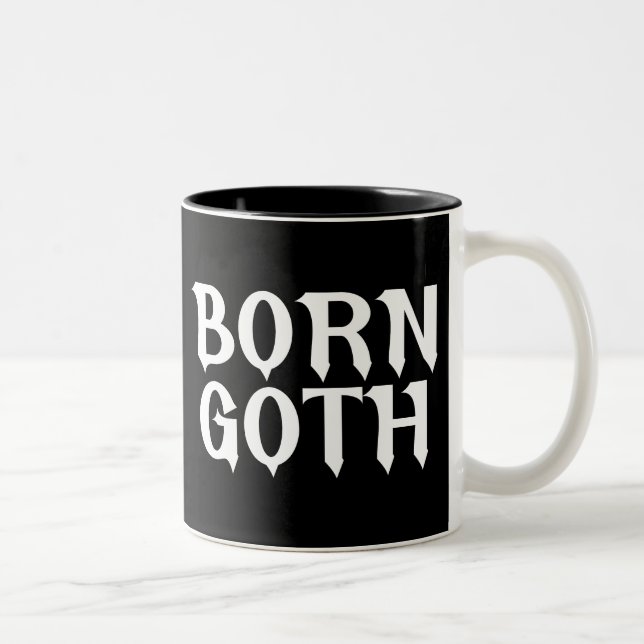 Born Goth Två-Tonad Mugg (Höger)