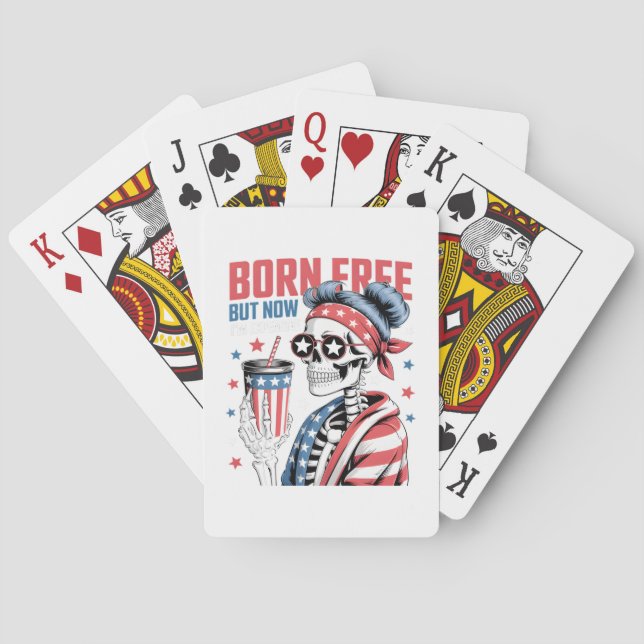 Born gratis, men nu är jag dyrbar casinokort (Baksidan)