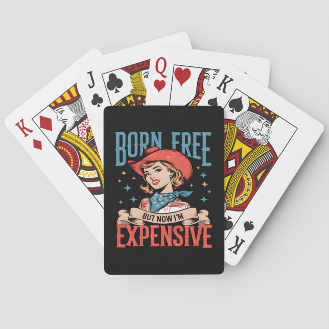 Born gratis, men nu är jag dyrbar notering casinokort (Baksidan)