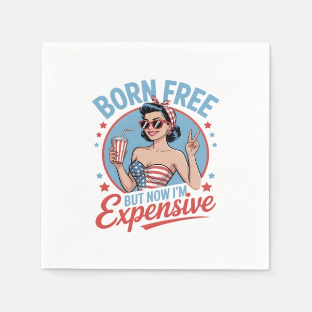 Born gratis, men nu är jag dyrbar pappersservett (Framsidan)