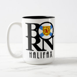 BORN Halifax Nova Scotia 15oz Två-Tonad Mugg