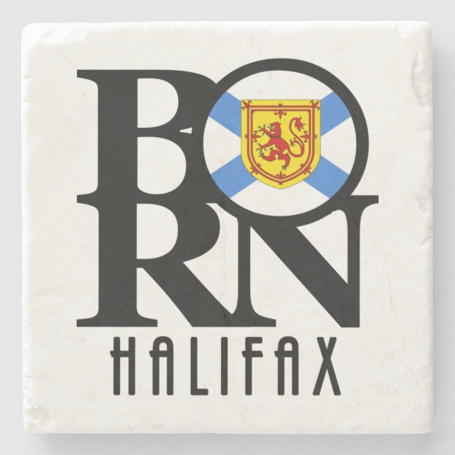BORN Halifax, Nova Scotia Stenunderlägg (Framsidan)