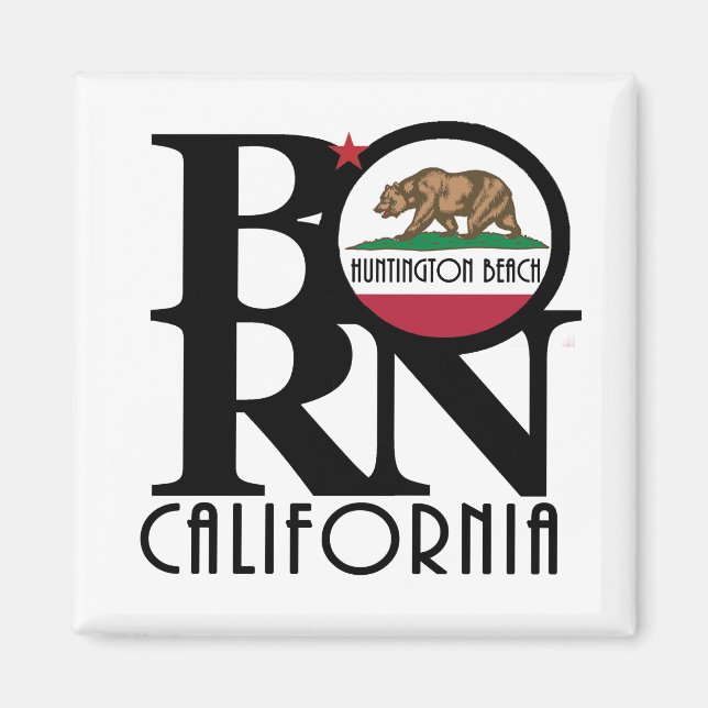 BORN Huntington Beach Magnet (Framsidan)